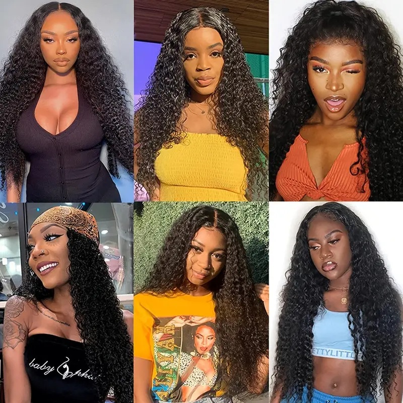 Parrucca sintetica lace front con extension capelli ricci afro_voghion.com