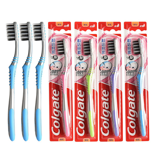 Colgate toothbrush soft bristles independent household size soft soft charcoal adult manual cleaning household soft bristles toothbrush wholesale