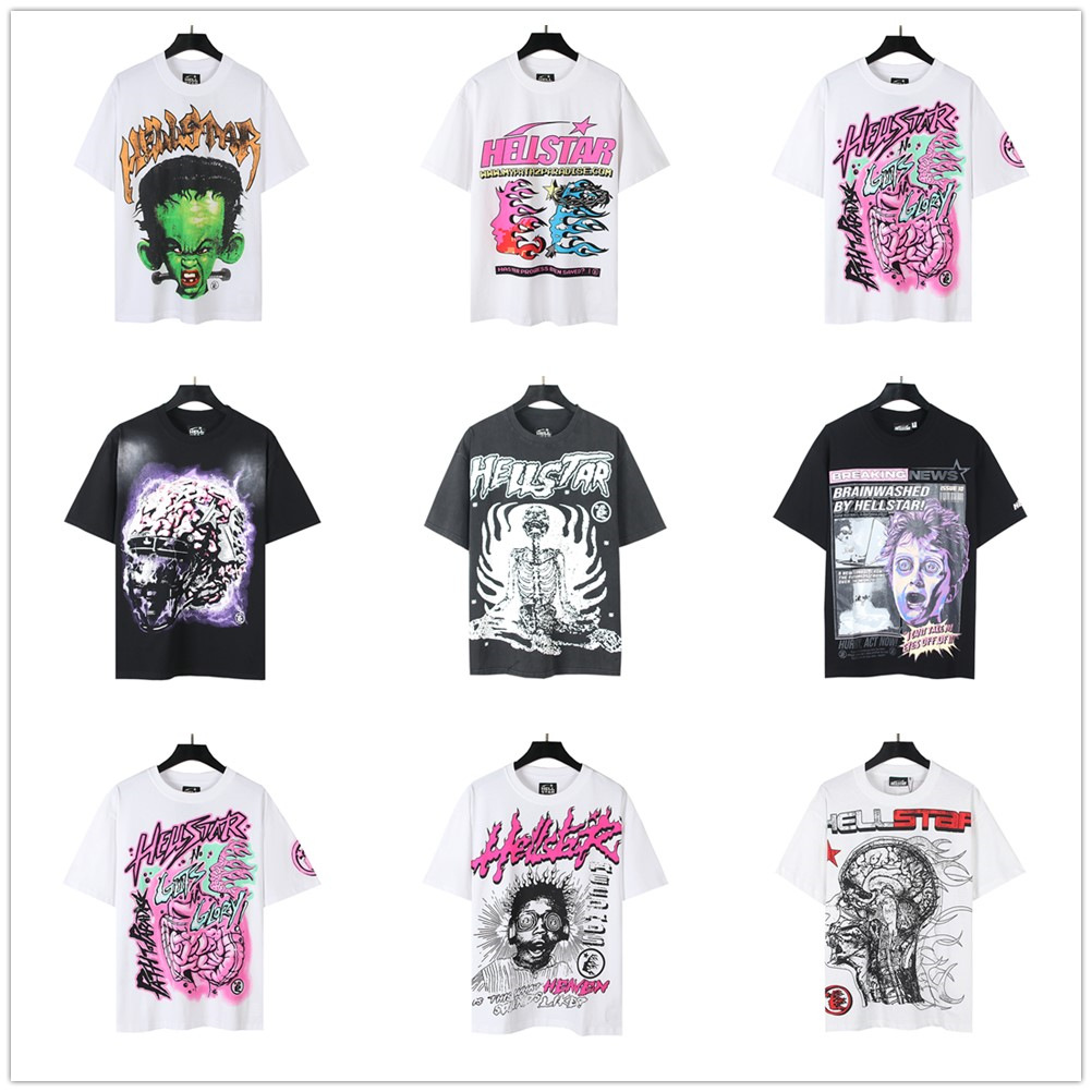 2023 verano nuevo estilo marca de moda europea y americana para hombres y mujeres con el mismo estilo suéter suelto camiseta de manga corta adolescente casual tee