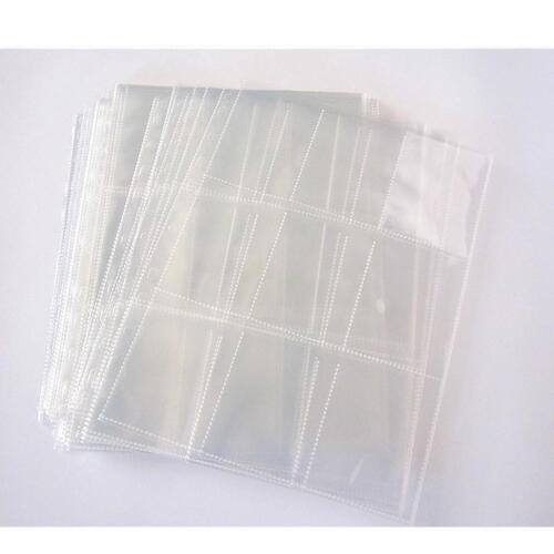 Jiugongge PP loose-leaf transparent card album inner page game card star card four-frame collection album 11 holes A4 card page