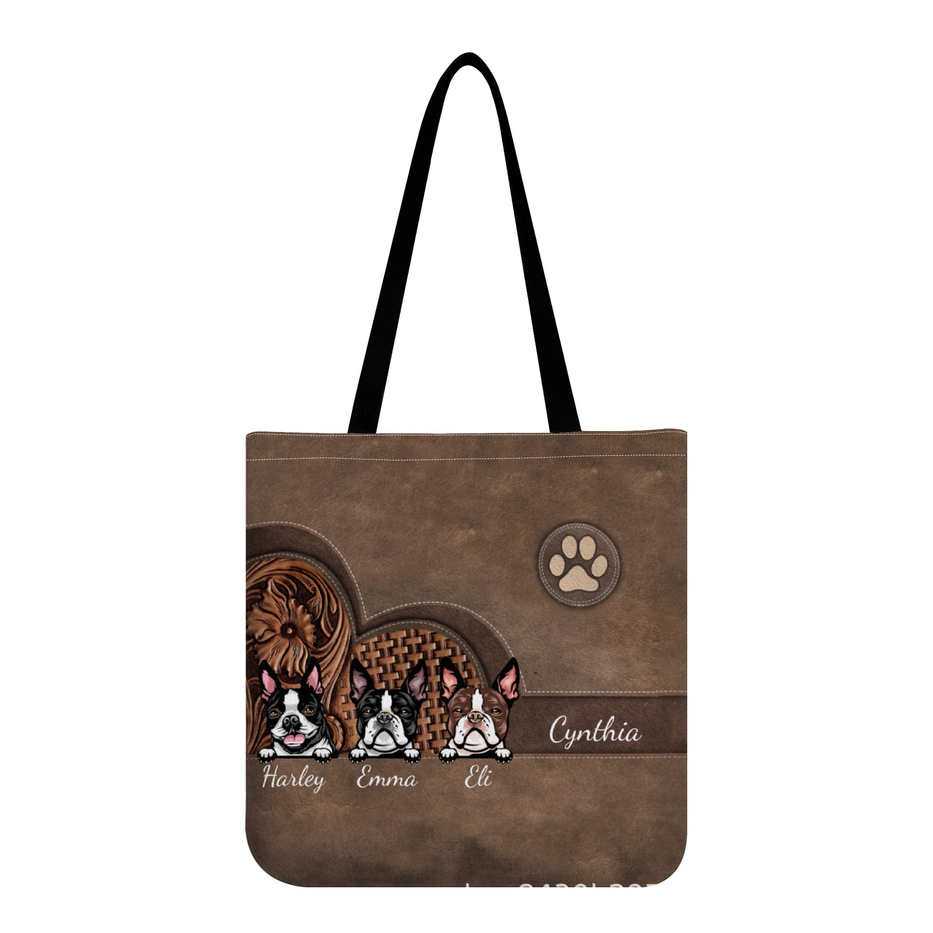 亚马逊新款单肩大容量购物袋学生帆布袋来图定 制一件代发