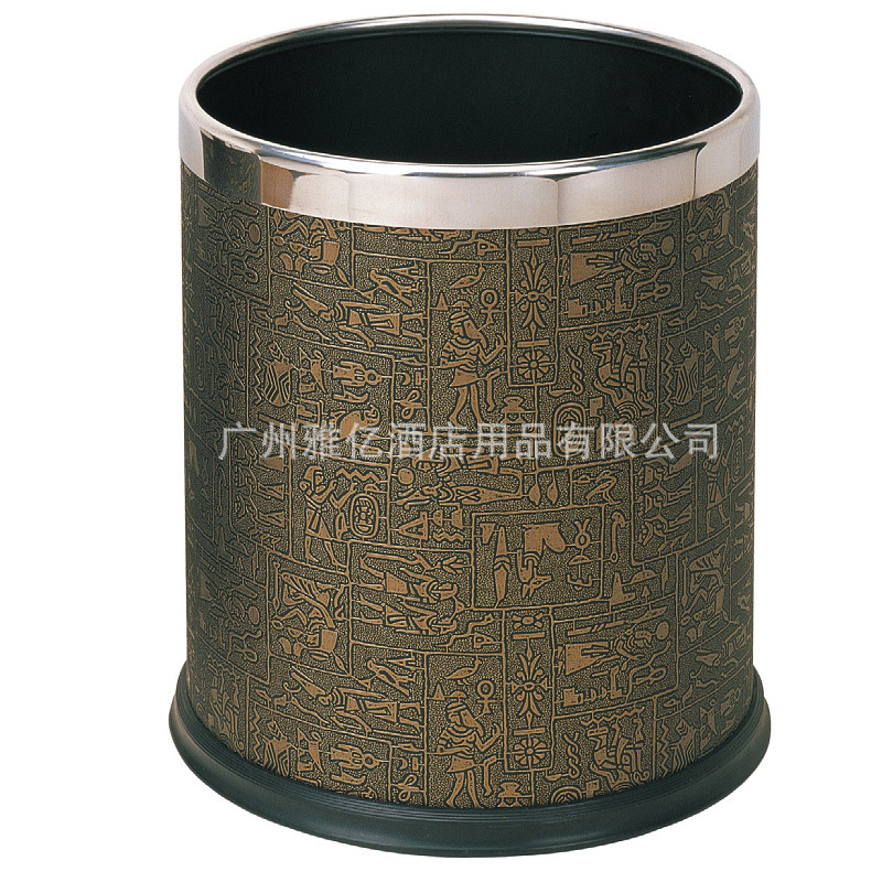 ホテル用丸型二層式ゴミ箱 直投式 蓋なし 10L 客室用ゴミ箱 オフィス KTV 民宿 トイレ用 10L ゴミ箱|undefined