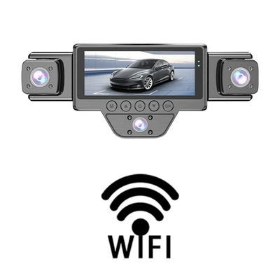 resolution, night vision, and rear-view camera – Driving recorder - 5-records-supports-wifi