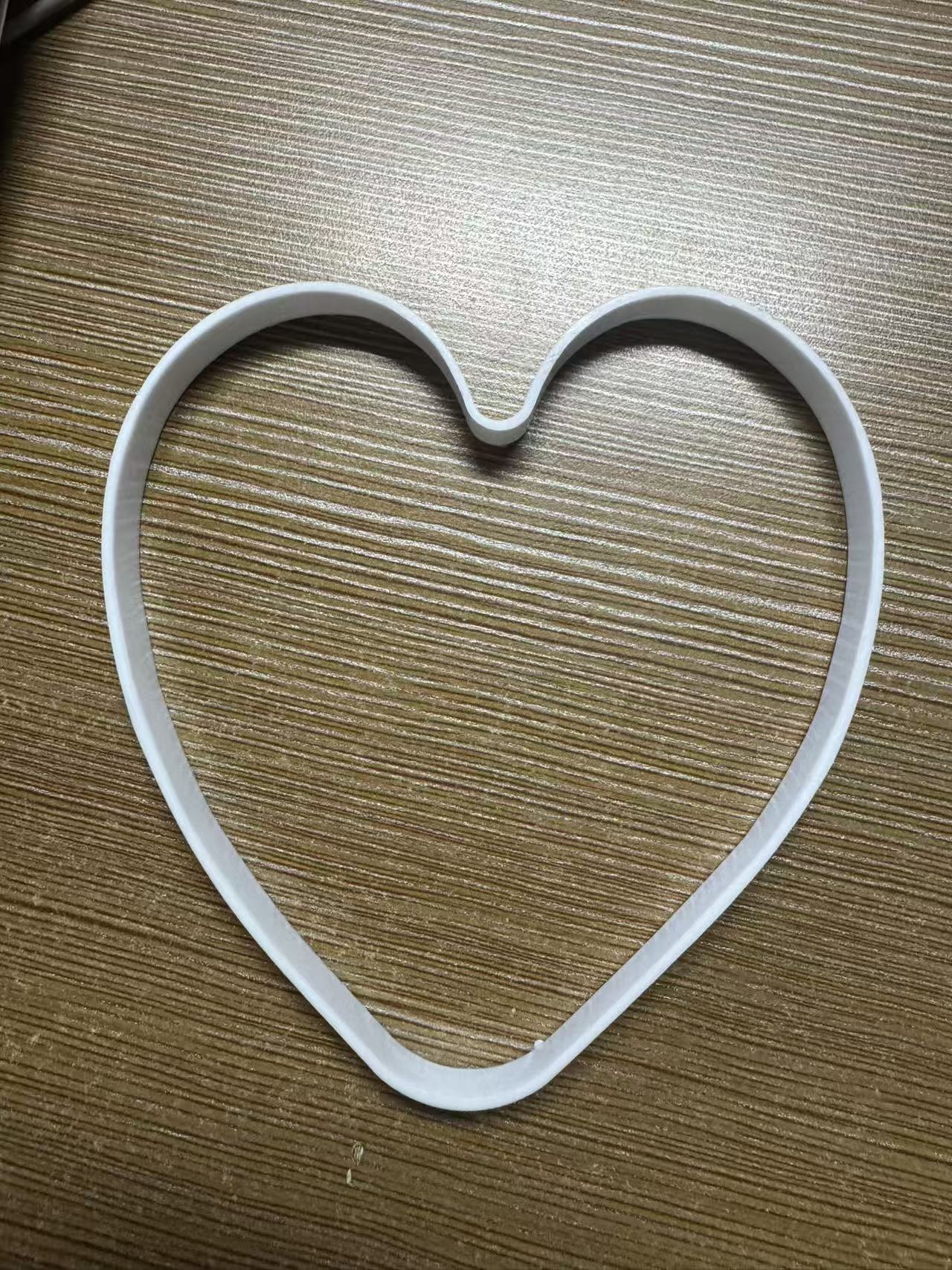 하트형 몰드(흰색)