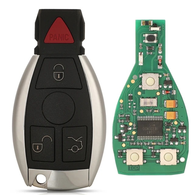 Suitable for Mercedes-Benz 2-Button, 3-Button, 4-Button Bga Remote Control Car Keys with 433 Frequency