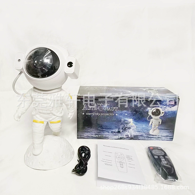 Astronaut, star projection, lamp, atmospheric space night light with laser, (Cross-border trading), bluetooth, remote control