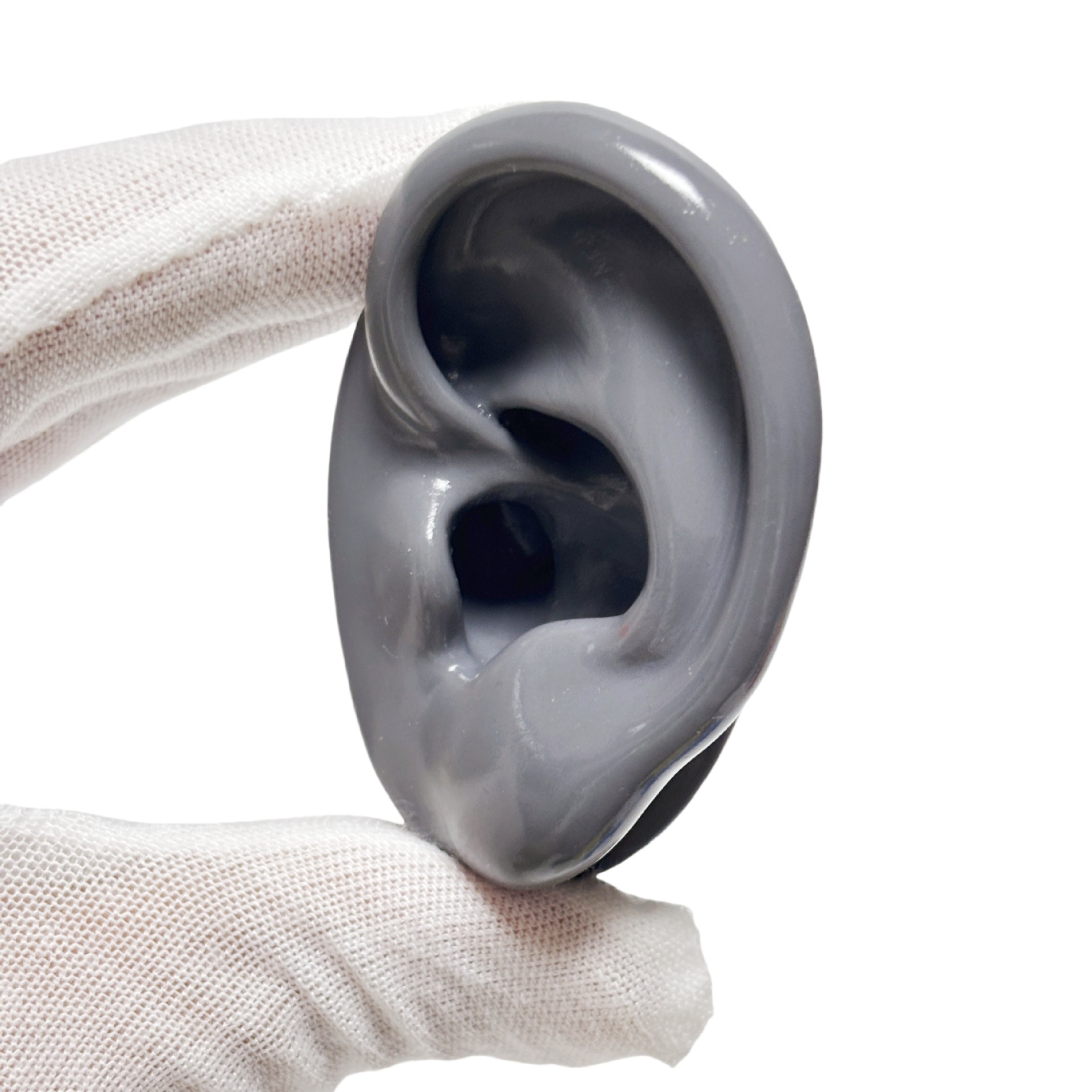 auriculares de silicona modelo de canal auditivo auricular auriculares audífonos auriculares perforación auriculares estante de exhibición joyas pendientes