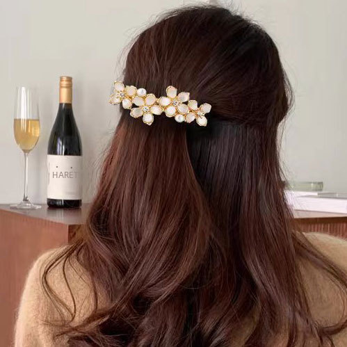 Corea del Sud fermaglio per capelli con fiocco di strass da donna nuovo accessorio per capelli con diamante opale fermaglio per coda di cavallo in cristallo fermaglio per la parte superiore all'ingrosso_voghion.com