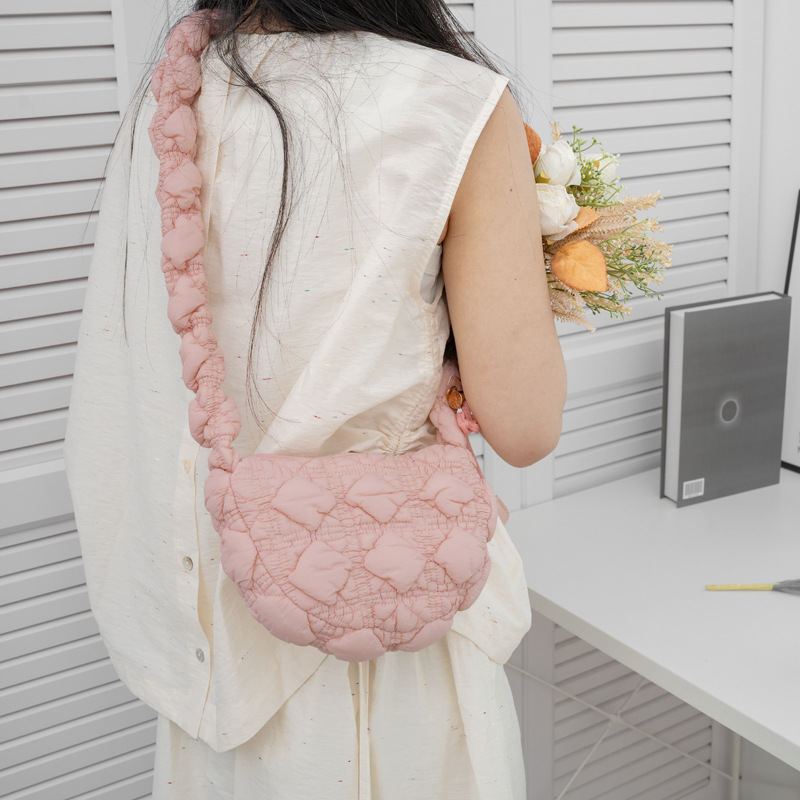 Gesteppte Bubble Cloud Umhängetasche Für Damen Klein_voghion.com