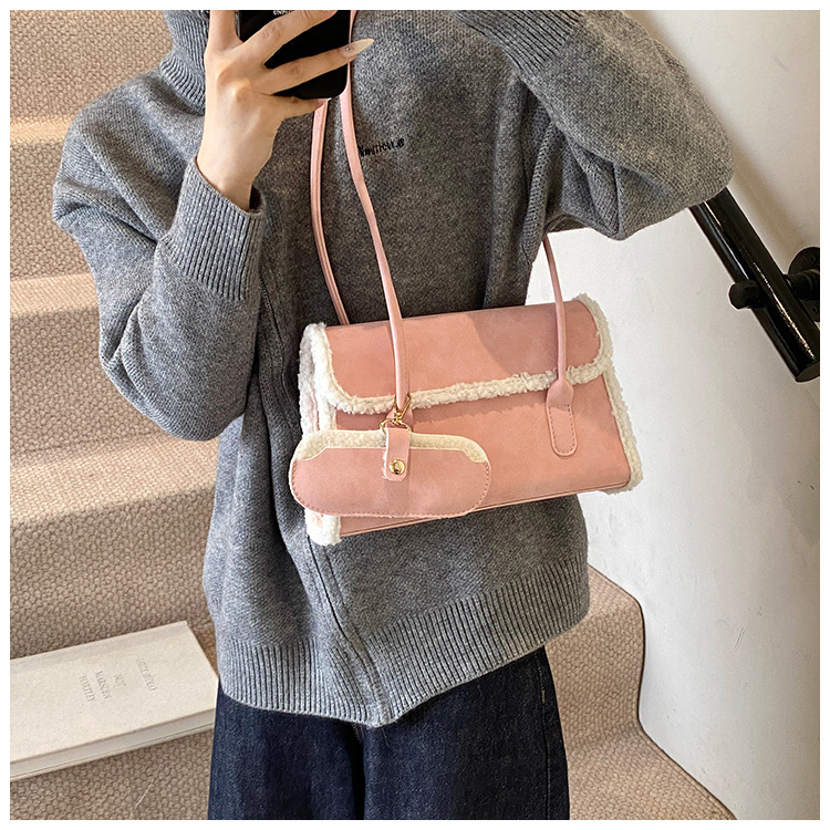 Piccola borsa a tracolla retrò da donna, borsa alla moda_voghion.com