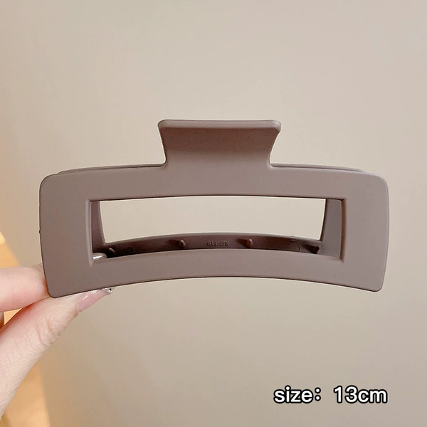 16#shallow coffee square clip 13cm.