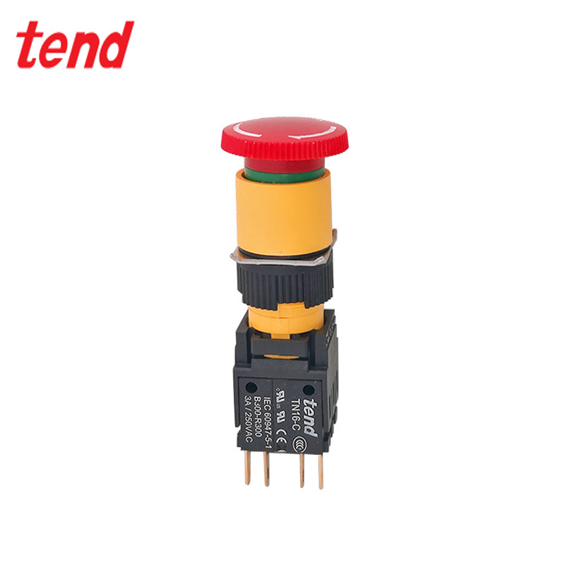 Tend Tiande Tn16-Bkr Chain Emergency Stop Button Switch 16mm Original and Authentic Tend Tiande Tn16-Bkr Chain Emergency Stop Button Switch 16mm Original and Authentic