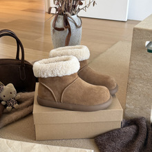 MARCO&JOYCE时尚雪棉靴小个子短靴松糕厚底雪地靴冬季加绒新款