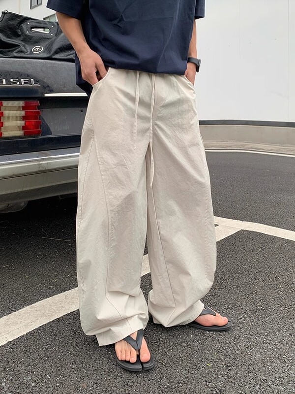 Xbro Japanese Retro Silhouette Slimming Straight Wide-Leg Loose Versatile Unisex Cargo Casual Pants Long Pants