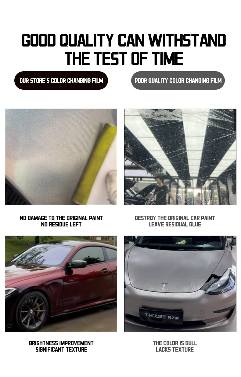 Axxpel Automotive Pet Electro-Optical Carbon Gray Color-Changing Film, Full Car-Specific High-Stretch Easy-To-Apply Body Protection Film