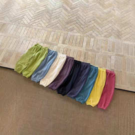 男女童裤子2025秋冬新款洋气时髦多巴胺高克重奥利绒保暖束脚裤潮