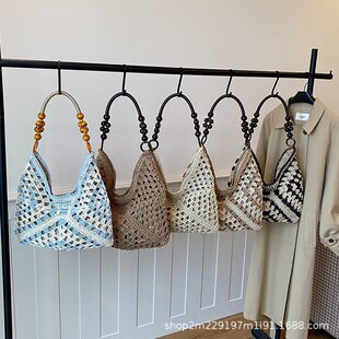 (Wholesale), brand summer straw capacious one-shoulder bag one shoulder