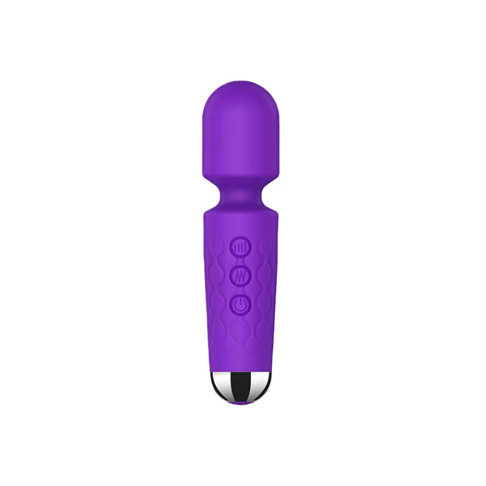 Wand vibrator AV stick 20-frequency, silicone massage stick, small and large sizes