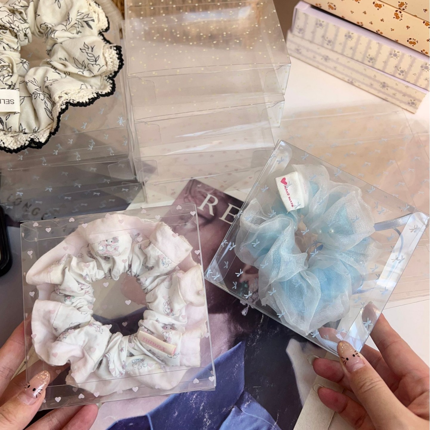 Transparent children's hair accessory PVC