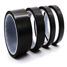 厂家供应  黑色PI金手指胶带 支持定制 耐高温黑色胶带