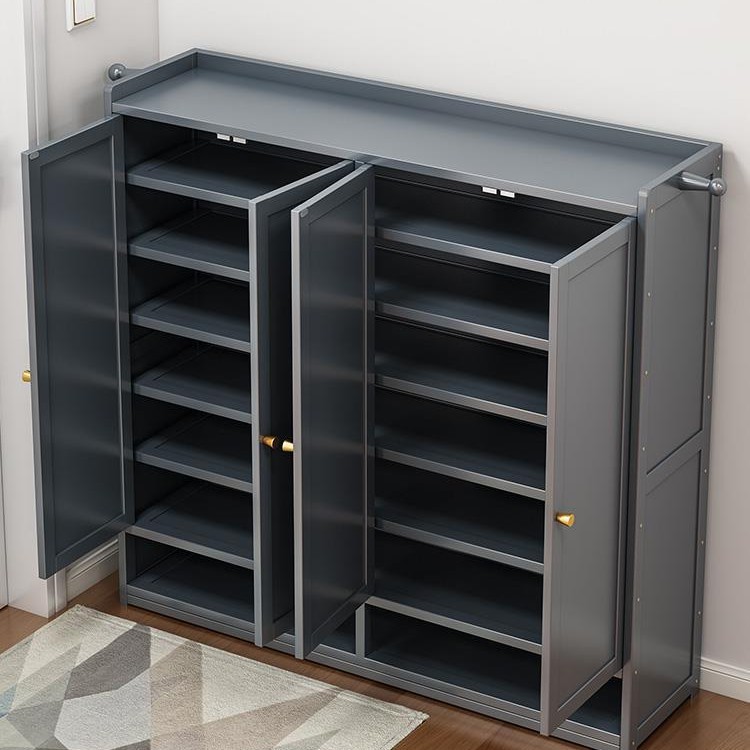 Shoe Cabinet for Home Entrance, Shoe Rack Storage Solution, Space-Saving, Simple Indoor, Stylish, Dustproof, Suitable for Dormitories and Rental Apartments