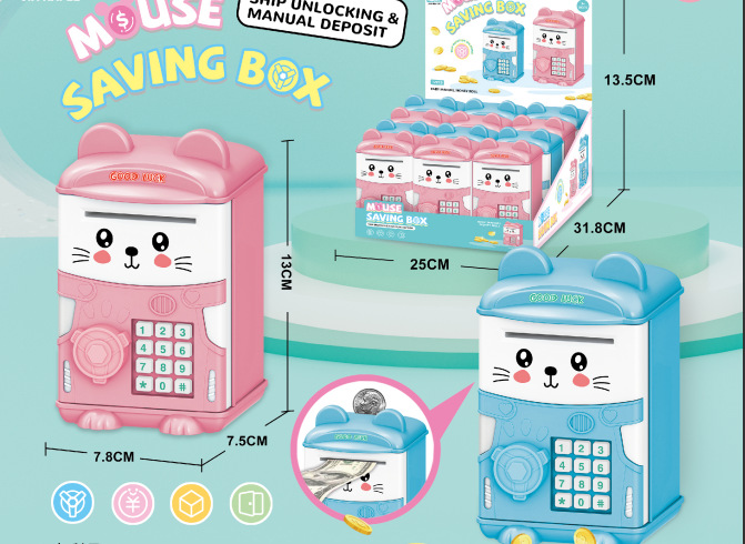 Mini tesoro de ratón manual (caja de presentación)