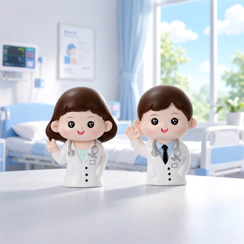 Doctor's Day Figurine, Doctor Gift, Nurse Sister, White-Coated Angel, Resin Craft Statue Ornament Doctor's Day Figurine, Doctor Gift, Nurse Sister, White-Coated Angel, Resin Craft Statue Ornament