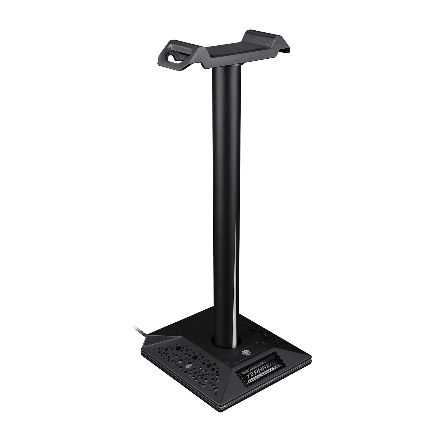 Wilder USB Headphone stand ARGB Colorful With 2 USB Interface 3.5 Audio Interface Internet Bar to work in an office