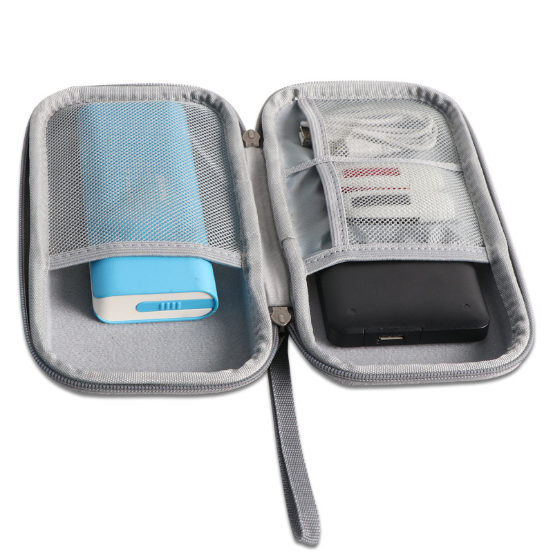 En stock EVA bolsa de almacenamiento energía móvil tesoro carga auricular U disco cable datos caja organización