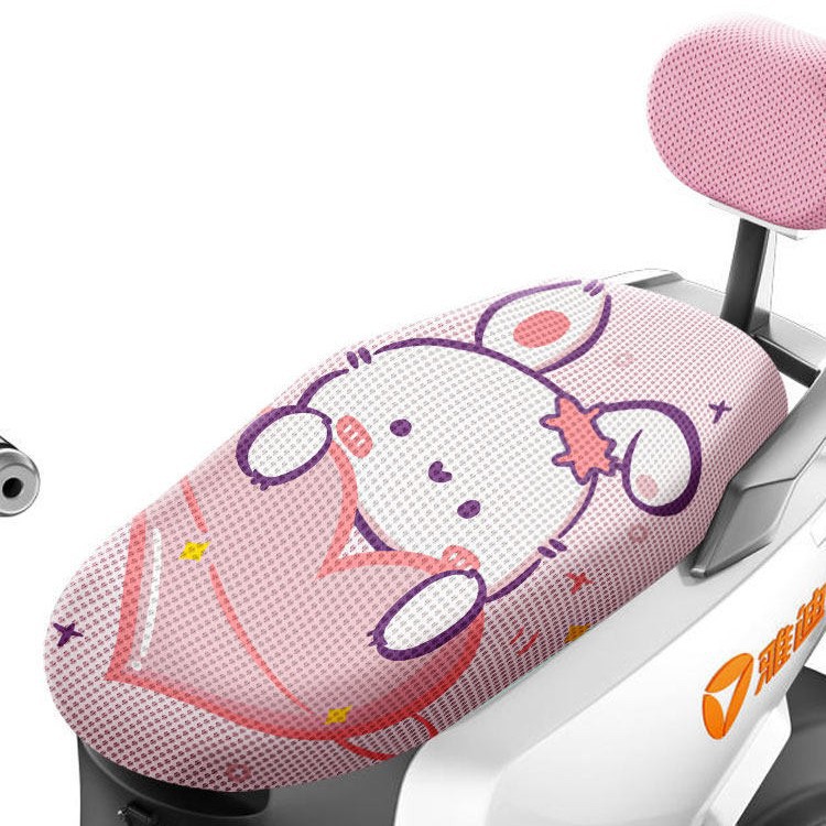 cubierta de asiento de vehículo eléctrico protector solar impermeable universal cubierta de cojín de secado rápido aislante de pedal cubierta de asiento universal de cuatro estaciones de vehículo de batería image 5