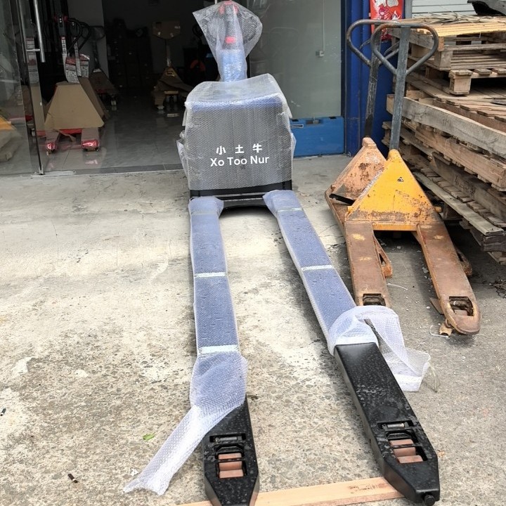 电动托盘搬运车厂家批发2吨3吨5吨装卸叉车加长拖板地牛电瓶叉车