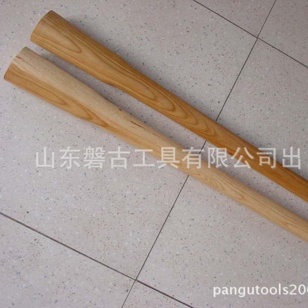 磐古美国6号孔钢镐柄镐头把木柄锄头木出口品质工具柄翻土