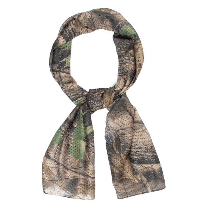 Breathable Sunscreen Summer Camouflage Scarf Jungle Camouflage Mesh Scarf Men's and Women's Outdoor Riding Camouflage Multicolor Small Square Scarf