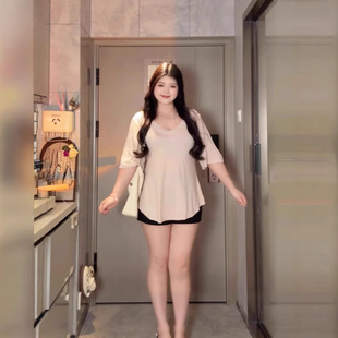 袖子长一点的短袖