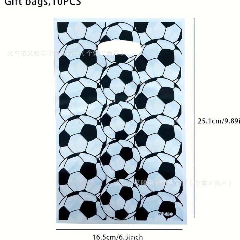 国境を越えた粉犬爪パーティーギフトバッグラグビー漫画ギフトバッグプラスチックキャンディーバッグ誕生日パーティー装飾品