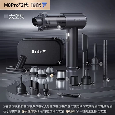 M8Pro Second-Generation Car Vacuum Cleaner: Tozsoranlar - limited-time-best-seller-upgraded-m8pro2nd-generation-top-configuration-8000mah-stainless-steel-filter-element1-washable-filter-element3-floor-brush-storage-bag-hose