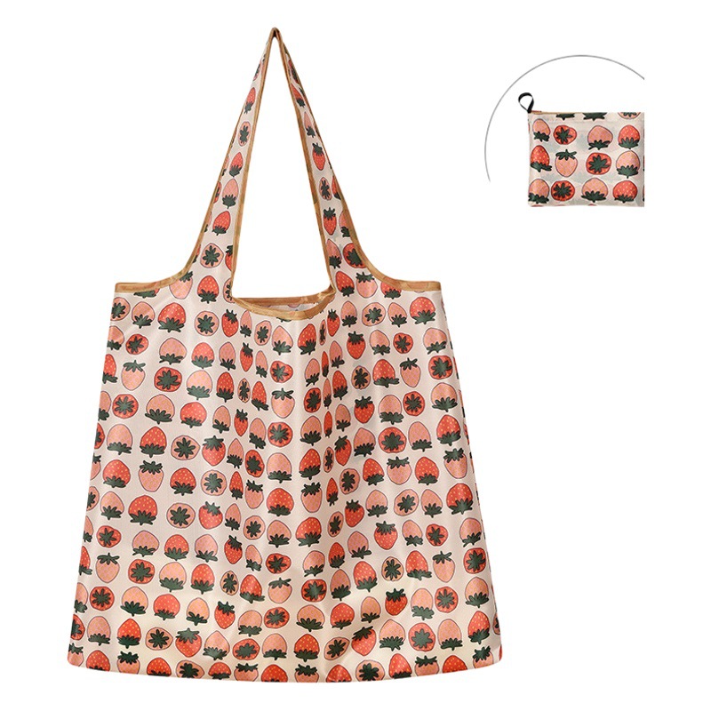Bolsa de compras plegable grande para viaje, bolsa de supermercado ecológica, bolsa de almacenamiento portátil, bolsa portátil de gran capacidad image 1