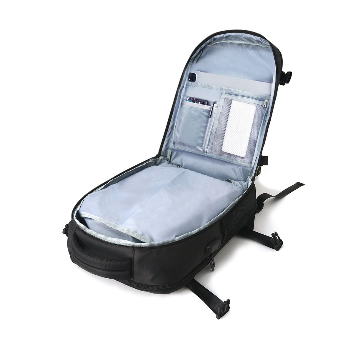 Mochila transfronteriza para hombres y mujeres, de gran capacidad, multifuncional, clasificación en seco y húmedo, viajes de negocios, impermeable, sensación avanzada, mochila para mamá