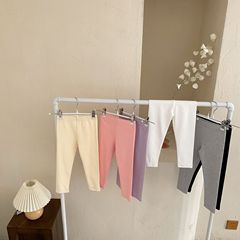 Autumn and winter girls' leggings, pure cotton, versatile pants for children and babies, Korean style anti-mosquito trousers, printed trendy one-piece drop shipping