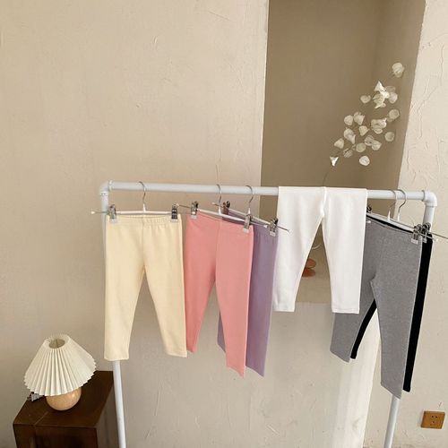 Autumn and winter girls' leggings, pure cotton, versatile pants for children and babies, Korean style anti-mosquito trousers, printed trendy one-piece drop shipping