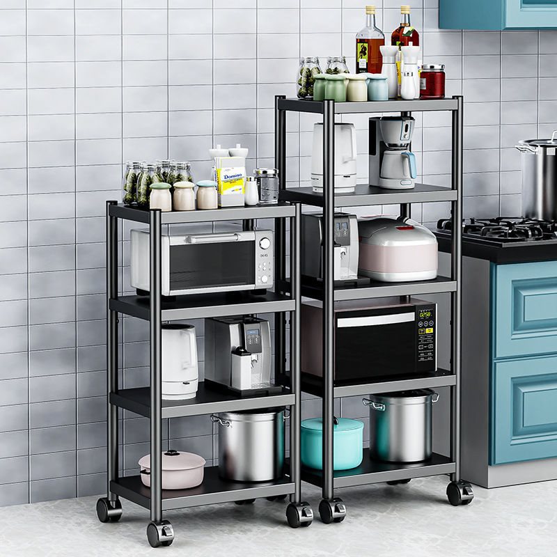 Storage doctoral kitchen shelf landing multi -layer pot grid grid…
