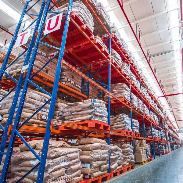 공장 맞춤형 중량 선반 대형 콜드체인 창고 고층 다층 빔형 팔레트 선반 하중 1-5톤