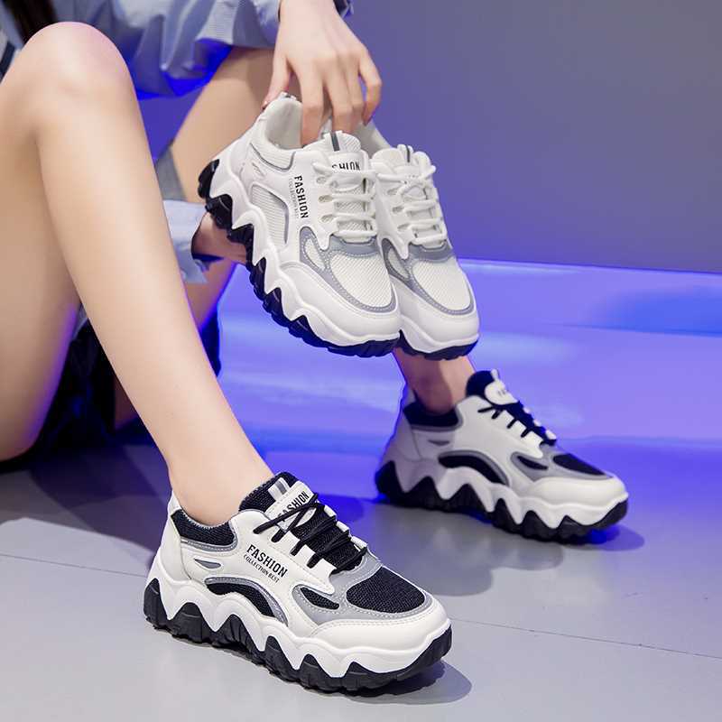 Spring and Autumn platform sports clunky shoes for women Spring and Autumn popular ins trendy 2023 new niche versatile casual argan shoes