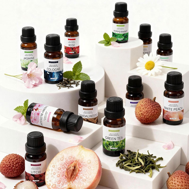 Aceite Esencial de Aromaterapia Soluble en Agua Extracto de Hierbas Aire Fresco para Humidificador y Automóvil