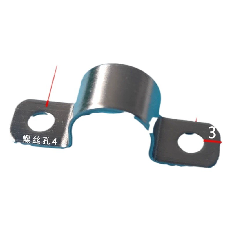 304 нержавеющая сталь двусторонний фиксированный мост типа мака толстый U-образный зажим трубки зажим провода кабель огнестойкий зажим