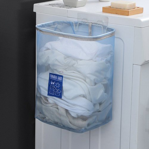 Household dirty clothes basket, wall-mounted dirty clothes basket, foldable bathroom laundry storage basket, wholesale