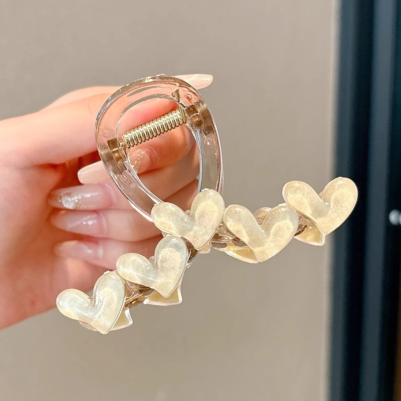 Otoño y invierno gracioso clip de agarre grande más simple clip de pelo de viento para mujeres detrás de la cabeza clip de pescado de alta calidad tocado