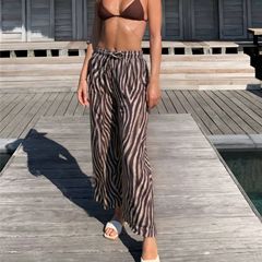 UPF35+スマート日焼け止めロングワンピース レディース 海辺 ビーチワンピース 外貿 欧米風 夏 ゆったりワンピース 外出着としても着用可能