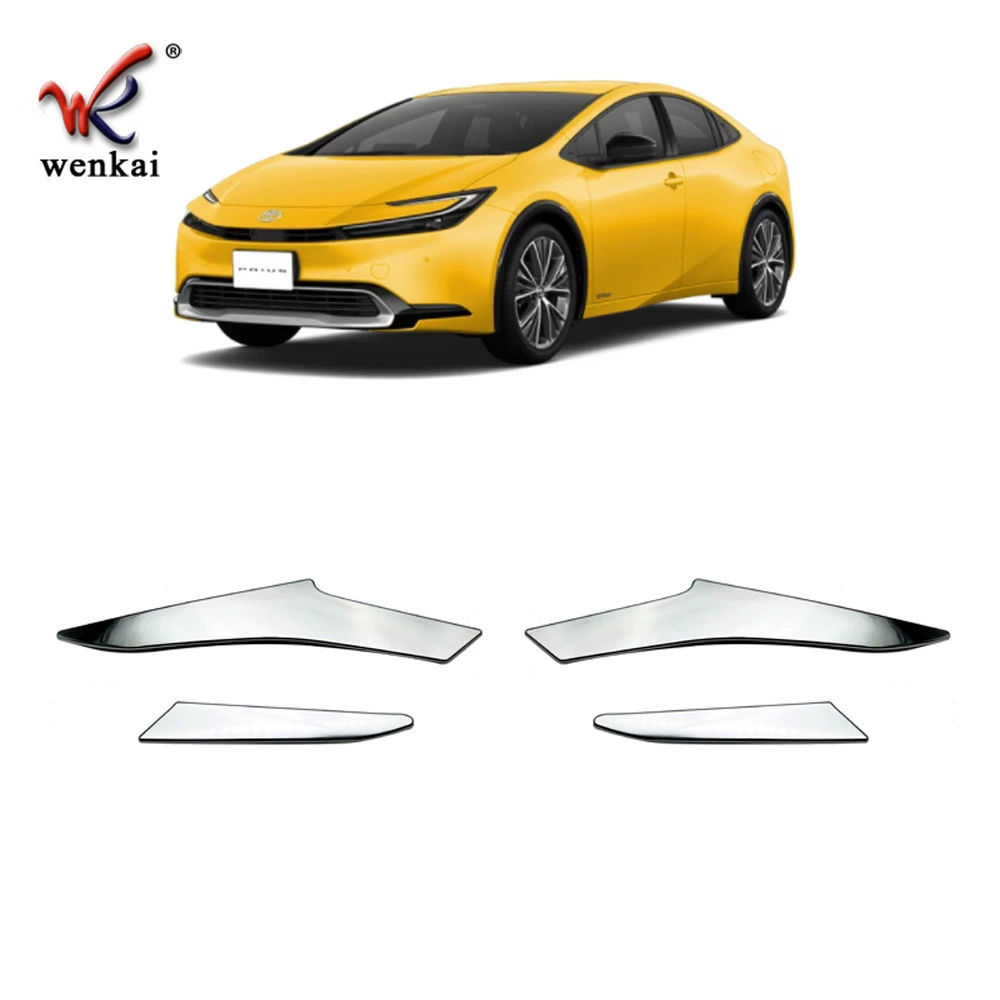 Подходит для Toyota 23 Prius, модифицированные декоративные гальванические яркие полосы для фар Prius 60 серии, специальные декоративные полосы