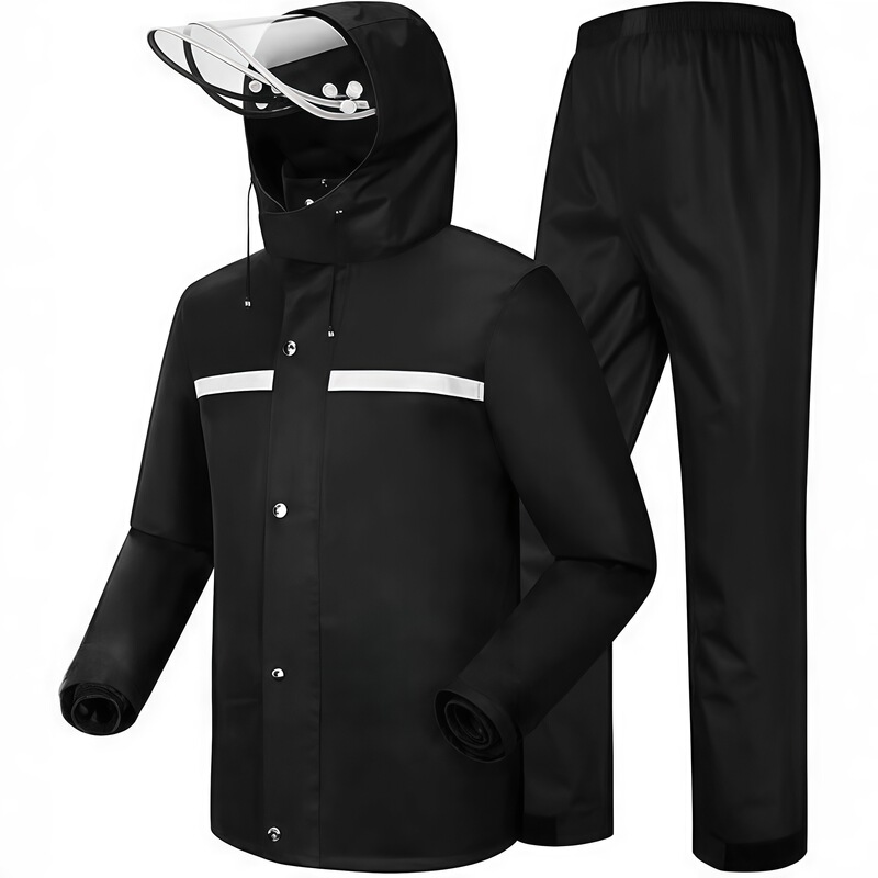 Raincoat for Riders, Rainproof, Waterproof, Reflective Raincoat Split Suit, Custom-Made Raincoat for Farmers and Cyclists